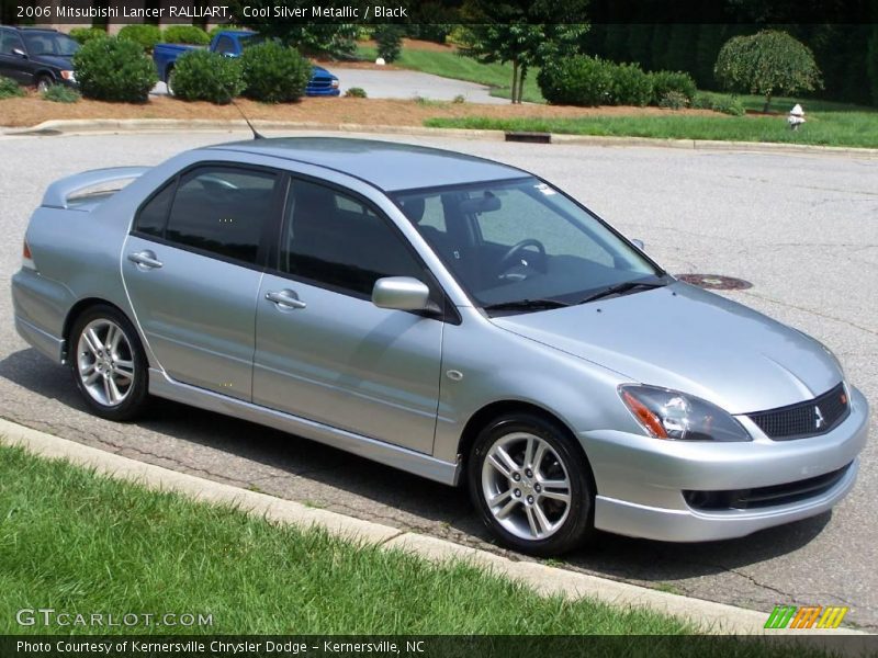 Cool Silver Metallic / Black 2006 Mitsubishi Lancer RALLIART