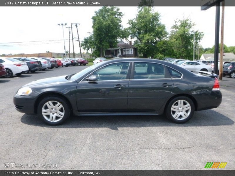 Ashen Gray Metallic / Ebony 2012 Chevrolet Impala LT