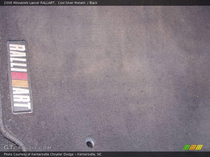Cool Silver Metallic / Black 2006 Mitsubishi Lancer RALLIART