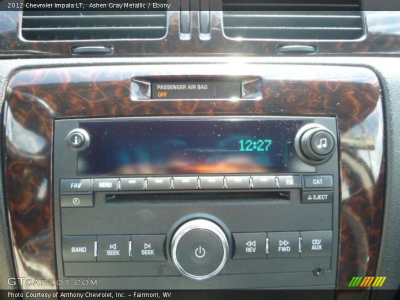 Ashen Gray Metallic / Ebony 2012 Chevrolet Impala LT
