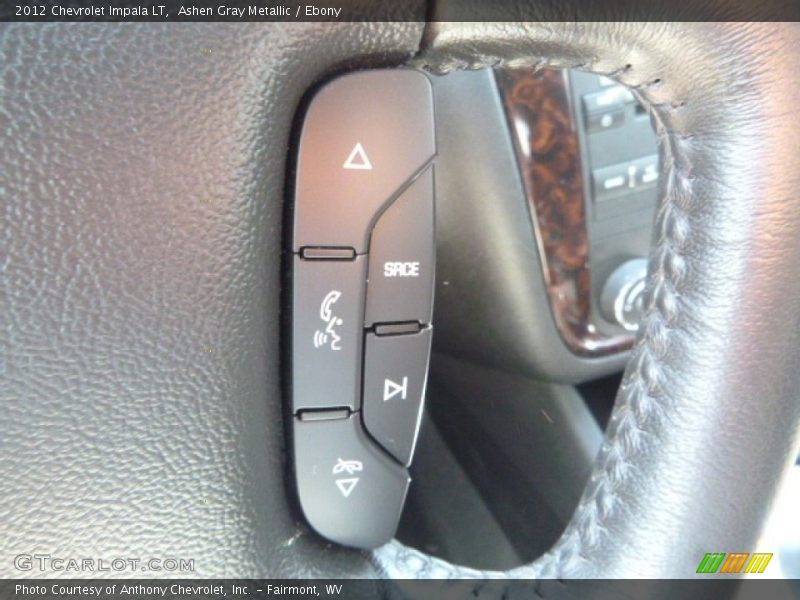 Ashen Gray Metallic / Ebony 2012 Chevrolet Impala LT