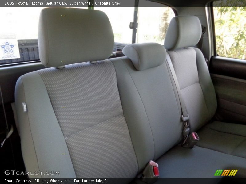 Super White / Graphite Gray 2009 Toyota Tacoma Regular Cab