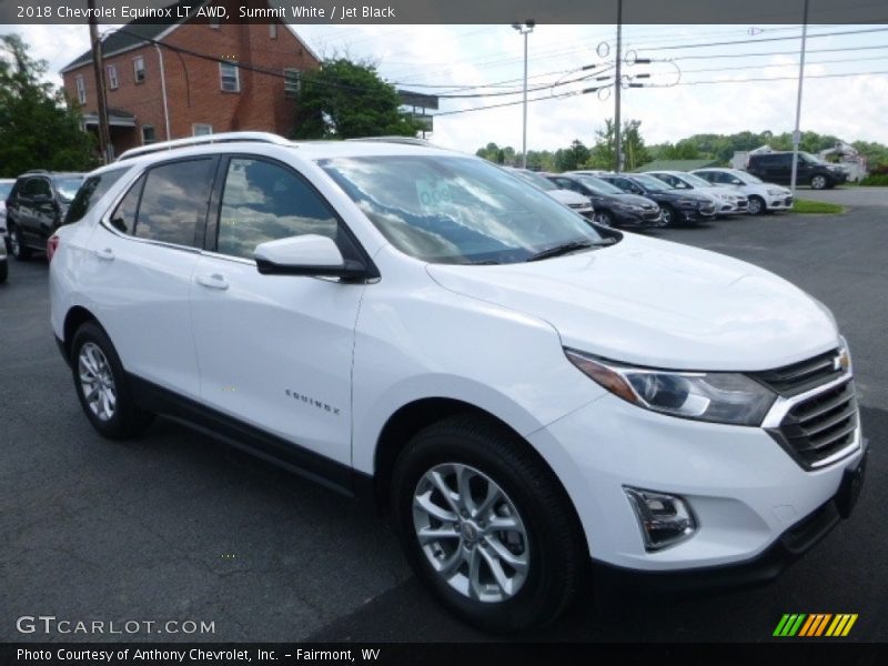 Summit White / Jet Black 2018 Chevrolet Equinox LT AWD