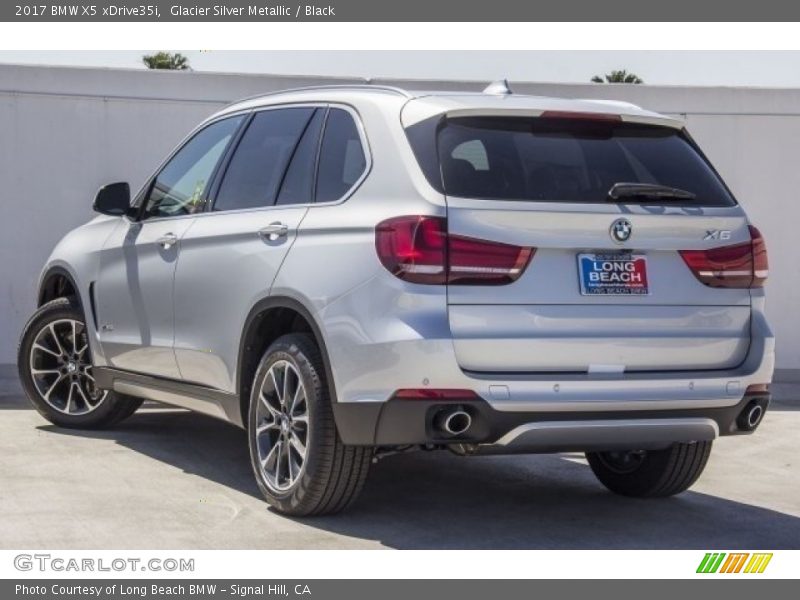 Glacier Silver Metallic / Black 2017 BMW X5 xDrive35i