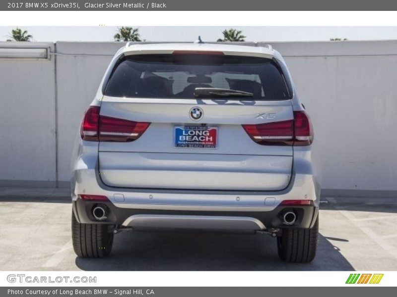 Glacier Silver Metallic / Black 2017 BMW X5 xDrive35i