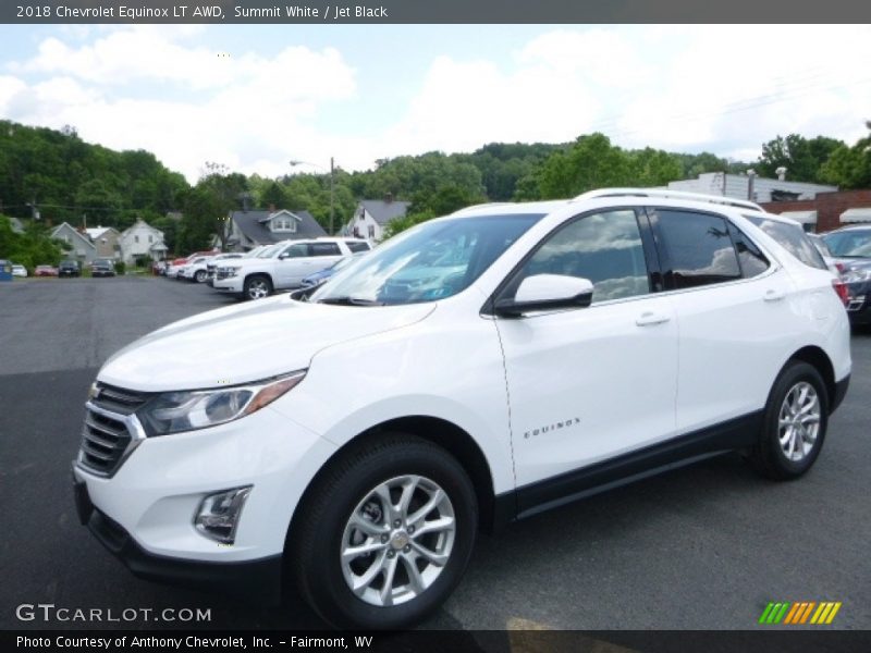 Summit White / Jet Black 2018 Chevrolet Equinox LT AWD