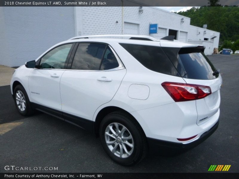 Summit White / Jet Black 2018 Chevrolet Equinox LT AWD
