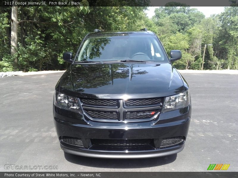Pitch Black / Black 2017 Dodge Journey SE