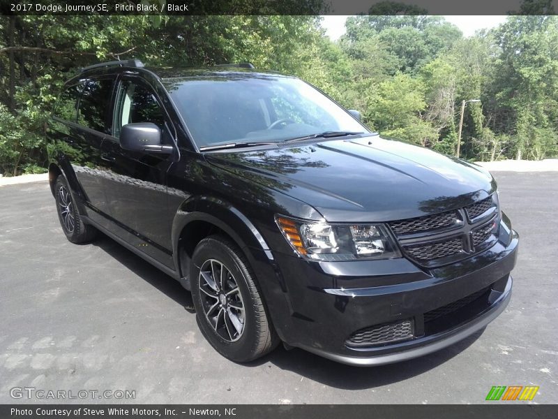 Pitch Black / Black 2017 Dodge Journey SE