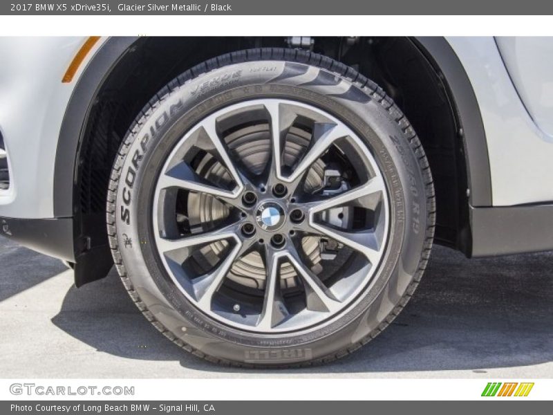 Glacier Silver Metallic / Black 2017 BMW X5 xDrive35i