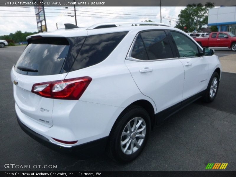 Summit White / Jet Black 2018 Chevrolet Equinox LT AWD