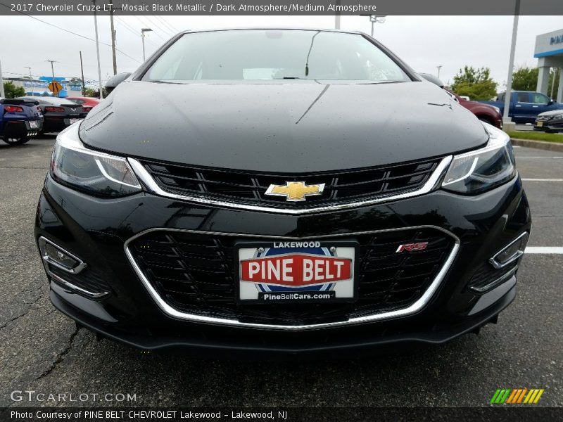 Mosaic Black Metallic / Dark Atmosphere/Medium Atmosphere 2017 Chevrolet Cruze LT