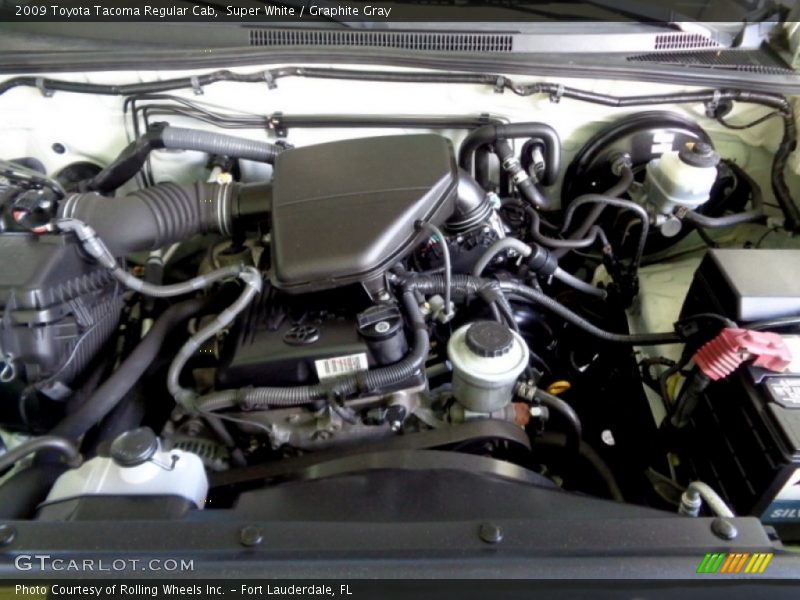 Super White / Graphite Gray 2009 Toyota Tacoma Regular Cab