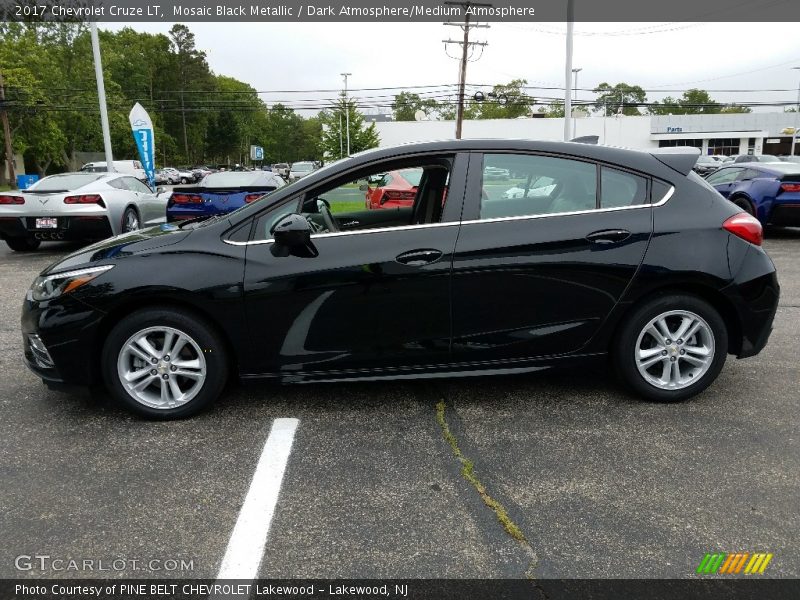 Mosaic Black Metallic / Dark Atmosphere/Medium Atmosphere 2017 Chevrolet Cruze LT