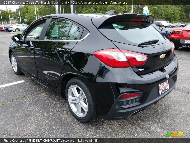 Mosaic Black Metallic / Dark Atmosphere/Medium Atmosphere 2017 Chevrolet Cruze LT
