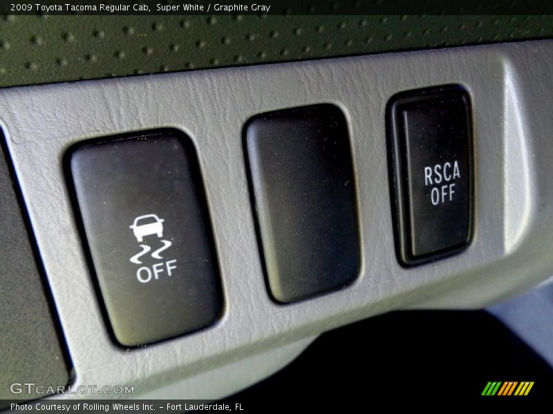 Super White / Graphite Gray 2009 Toyota Tacoma Regular Cab