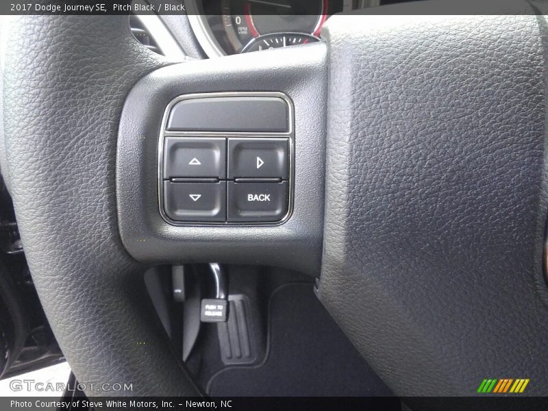 Pitch Black / Black 2017 Dodge Journey SE