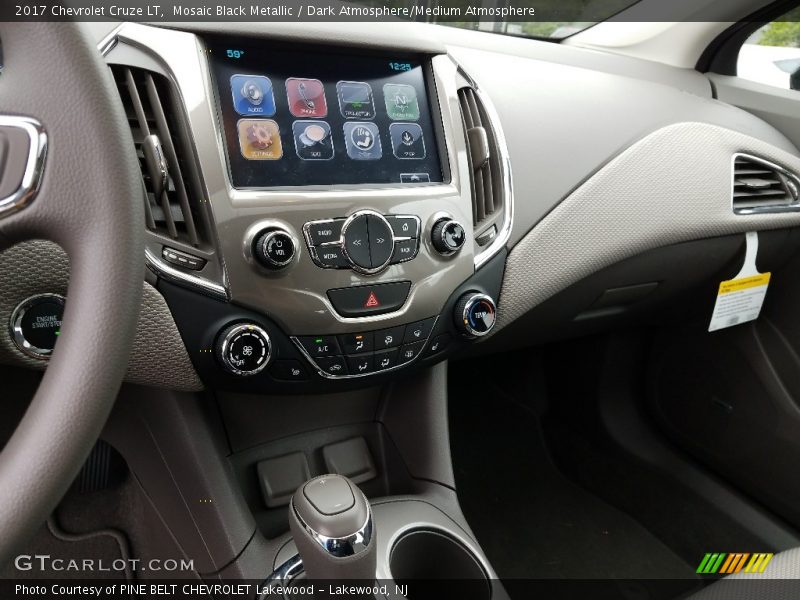 Mosaic Black Metallic / Dark Atmosphere/Medium Atmosphere 2017 Chevrolet Cruze LT