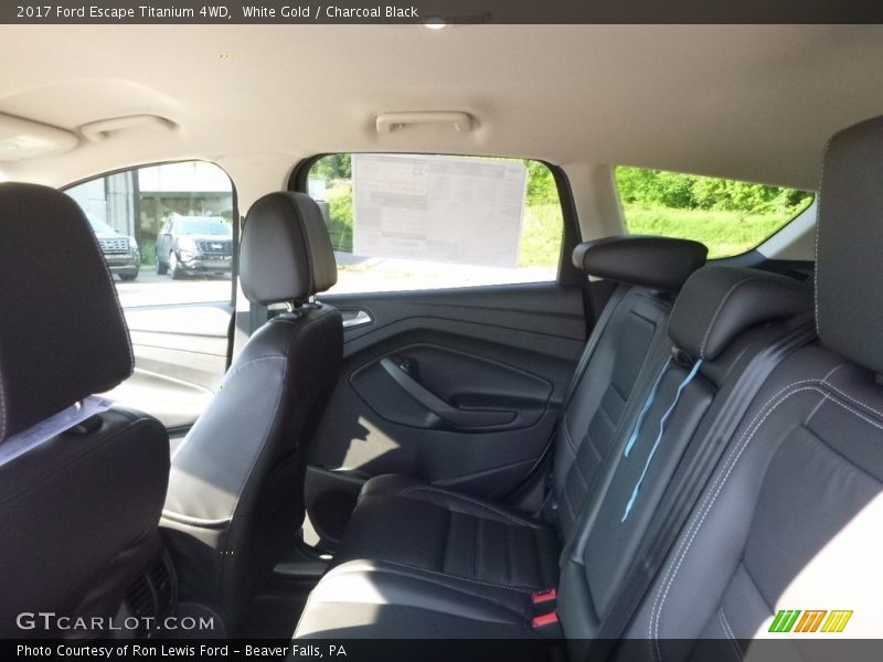 White Gold / Charcoal Black 2017 Ford Escape Titanium 4WD