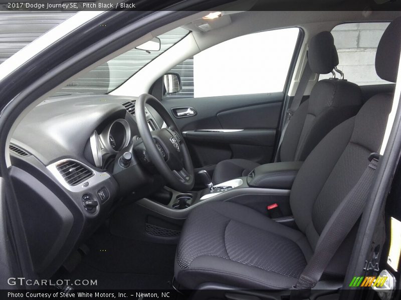 Pitch Black / Black 2017 Dodge Journey SE