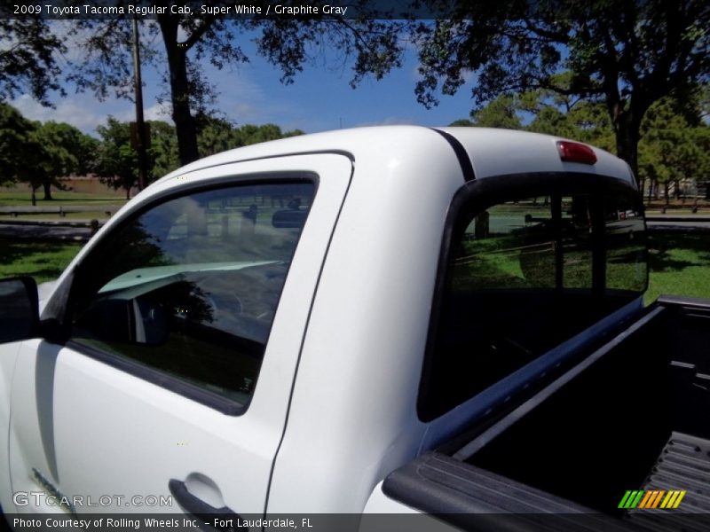 Super White / Graphite Gray 2009 Toyota Tacoma Regular Cab