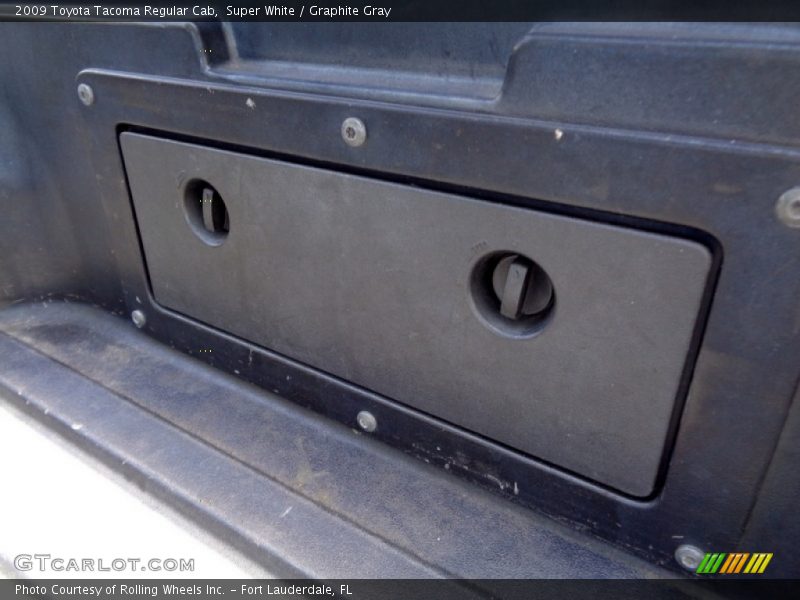 Super White / Graphite Gray 2009 Toyota Tacoma Regular Cab