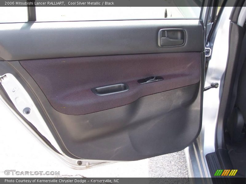 Cool Silver Metallic / Black 2006 Mitsubishi Lancer RALLIART