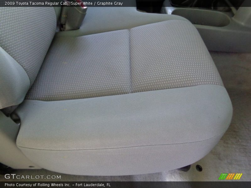 Super White / Graphite Gray 2009 Toyota Tacoma Regular Cab