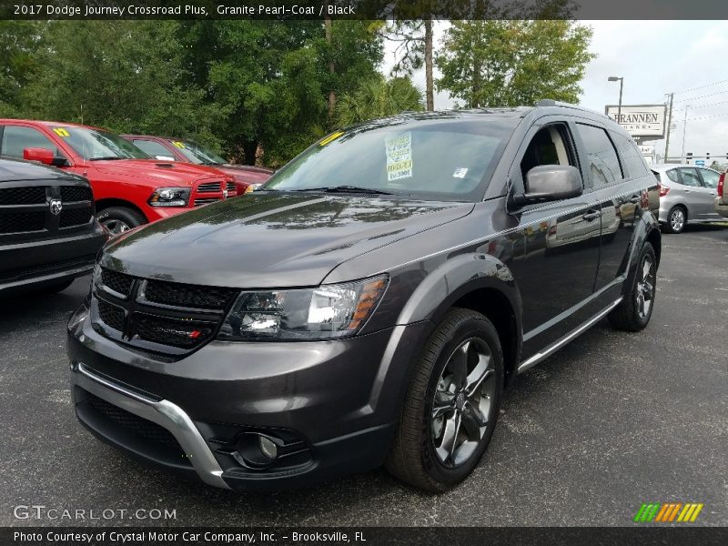 Granite Pearl-Coat / Black 2017 Dodge Journey Crossroad Plus