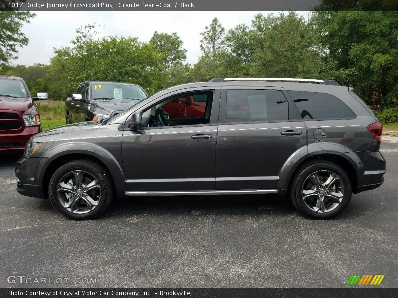 Granite Pearl-Coat / Black 2017 Dodge Journey Crossroad Plus