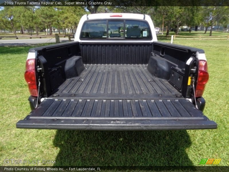 Super White / Graphite Gray 2009 Toyota Tacoma Regular Cab