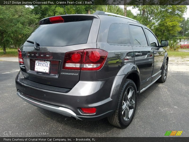 Granite Pearl-Coat / Black 2017 Dodge Journey Crossroad Plus