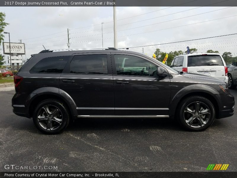 Granite Pearl-Coat / Black 2017 Dodge Journey Crossroad Plus