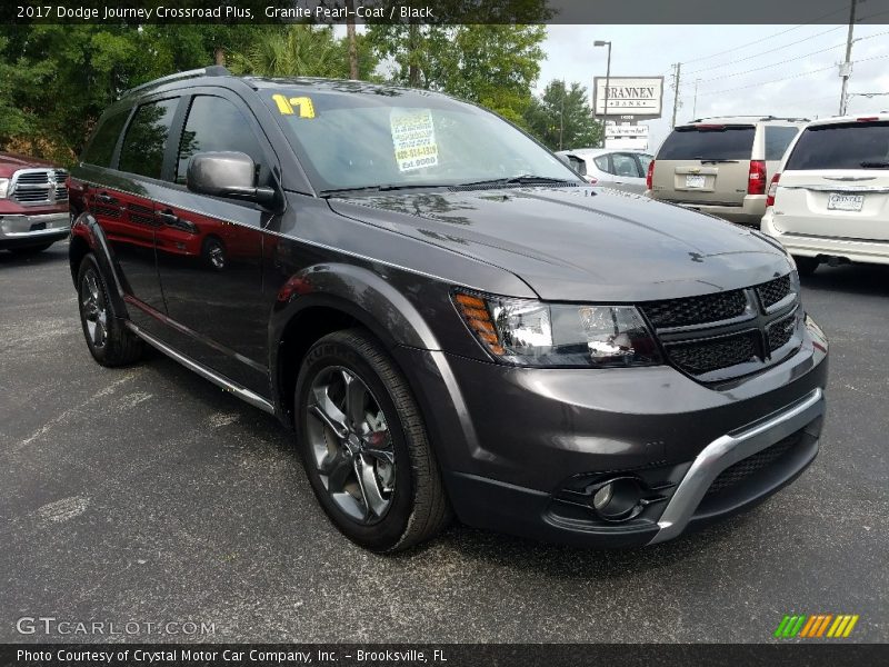 Granite Pearl-Coat / Black 2017 Dodge Journey Crossroad Plus