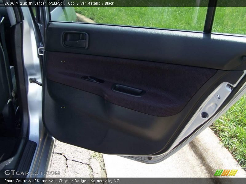 Cool Silver Metallic / Black 2006 Mitsubishi Lancer RALLIART