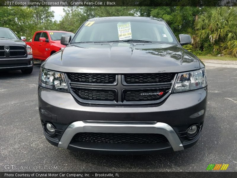 Granite Pearl-Coat / Black 2017 Dodge Journey Crossroad Plus