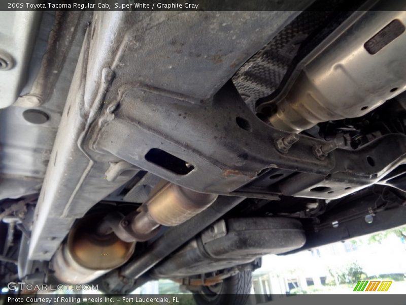 Undercarriage of 2009 Tacoma Regular Cab