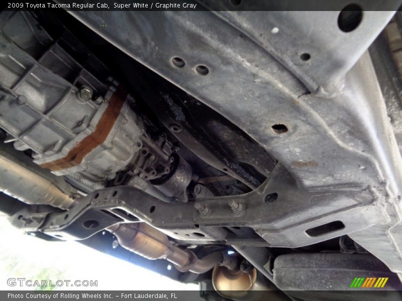Undercarriage of 2009 Tacoma Regular Cab