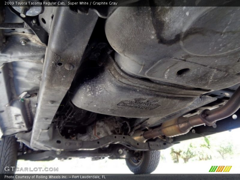 Undercarriage of 2009 Tacoma Regular Cab