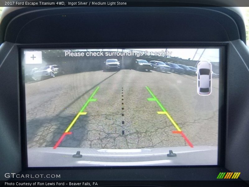 Ingot Silver / Medium Light Stone 2017 Ford Escape Titanium 4WD