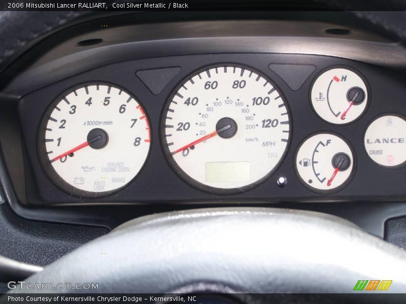 Cool Silver Metallic / Black 2006 Mitsubishi Lancer RALLIART