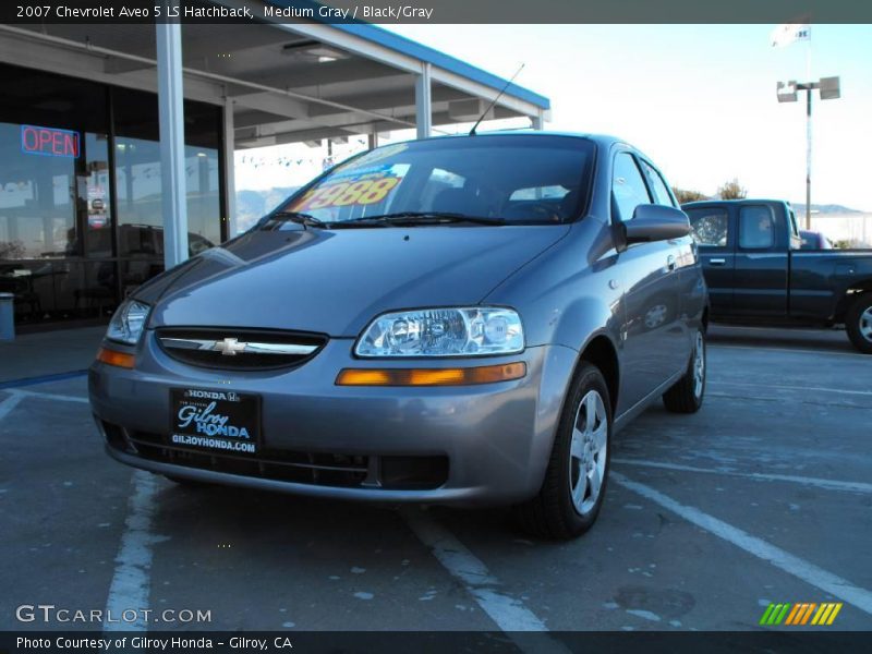 Medium Gray / Black/Gray 2007 Chevrolet Aveo 5 LS Hatchback