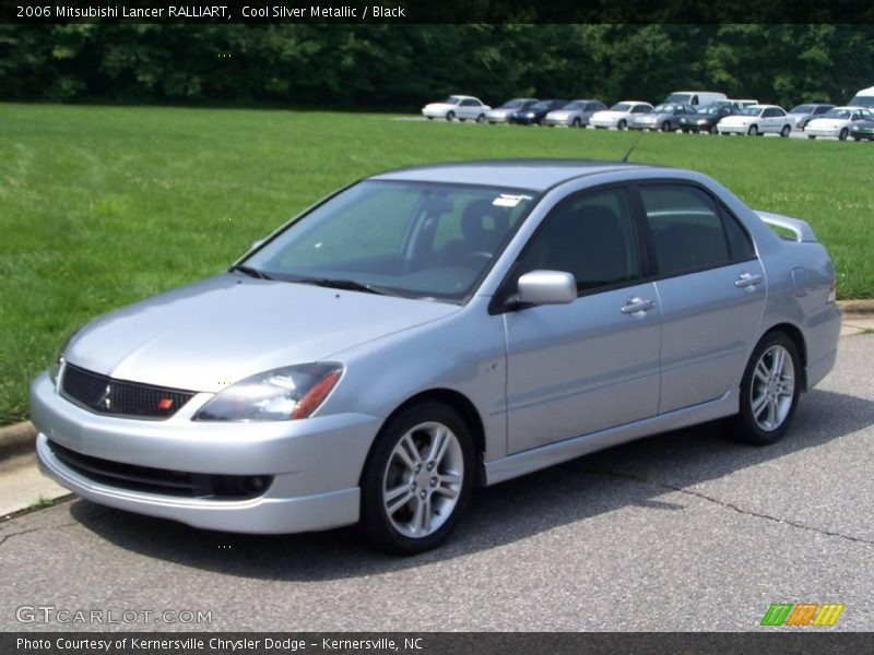 Cool Silver Metallic / Black 2006 Mitsubishi Lancer RALLIART