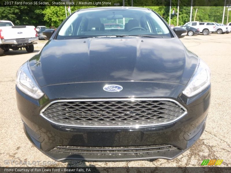 Shadow Black / Medium Light Stone 2017 Ford Focus SE Sedan