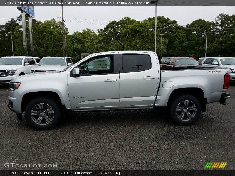 Silver Ice Metallic / Jet Black/­Dark Ash 2017 Chevrolet Colorado WT Crew Cab 4x4