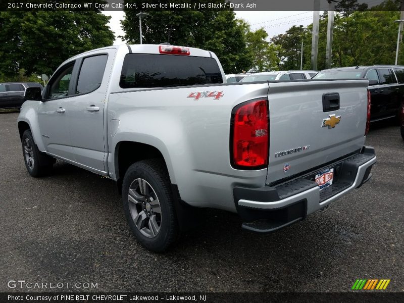 Silver Ice Metallic / Jet Black/­Dark Ash 2017 Chevrolet Colorado WT Crew Cab 4x4