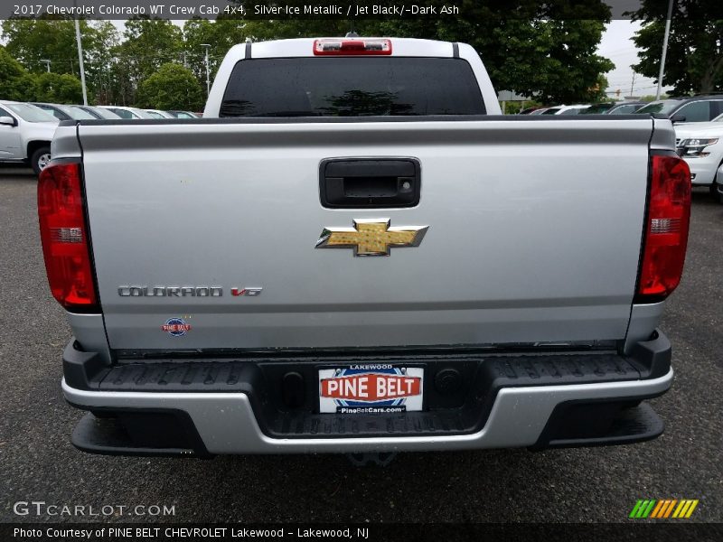 Silver Ice Metallic / Jet Black/­Dark Ash 2017 Chevrolet Colorado WT Crew Cab 4x4
