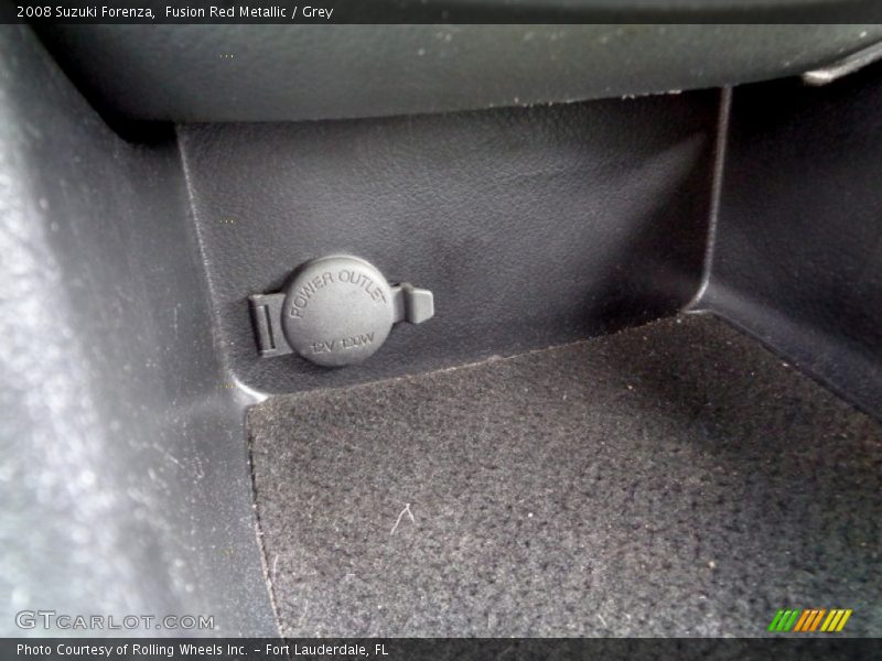 Fusion Red Metallic / Grey 2008 Suzuki Forenza