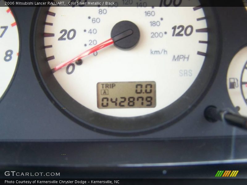 Cool Silver Metallic / Black 2006 Mitsubishi Lancer RALLIART