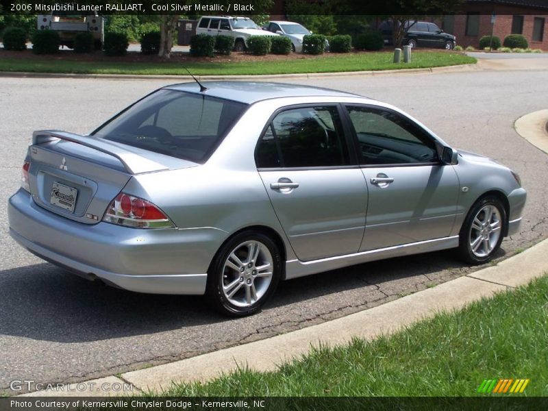 Cool Silver Metallic / Black 2006 Mitsubishi Lancer RALLIART